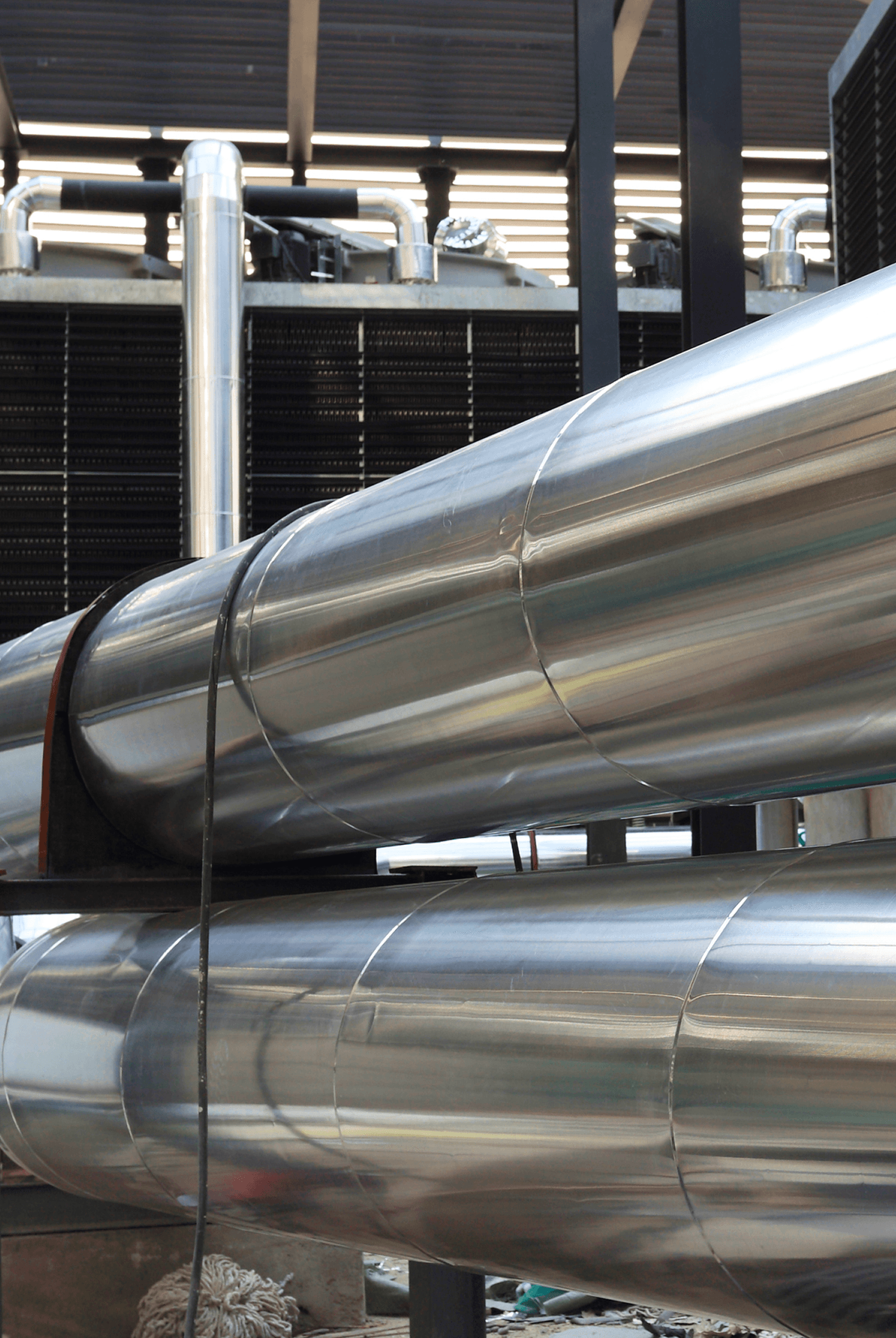 Long steel pipes